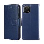For Huawei nova Y61 Crystal Texture Horizontal Flip Leather Phone Case(Royal Blue)