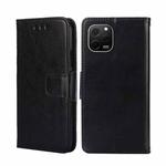 For Huawei nova Y61 Crystal Texture Horizontal Flip Leather Phone Case(Black)