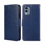 For Nokia X30 5G Crystal Texture Horizontal Flip Leather Phone Case(Royal Blue)