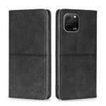For Huawei nova Y61 Cow Texture Magnetic Leather Phone Case(Black)