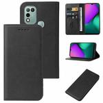 For Infinix Hot 10 Play/Smart 5 India Magnetic Closure Leather Phone Case(Black)