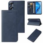 For Infinix Hot 20S Magnetic Closure Leather Phone Case(Blue)