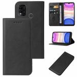 For Infinix Itel A48/L6006 Magnetic Closure Leather Phone Case(Black)