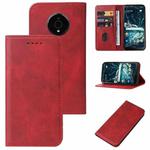 For Nokia C200 Magnetic Closure Leather Phone Case(Red)