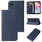 For TCL A3 A509DL/A30 Magnetic Closure Leather Phone Case(Blue)