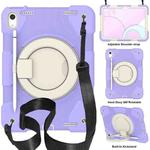 For iPad 10th Gen 10.9 2022 360 Rotation PC+Silicone Tablet Case(Taro Purple)