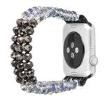 For Apple Watch 5 & 4 40mm / 3 & 2 & 1 38mm Pearl Crystal Watch Band(Crystal Grey)