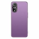For Honor 80 Pro TPU + Aluminum Alloy Shockproof Phone Case(Purple)