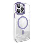 For iPhone 12 Pro Lens Protector MagSafe Phone Case(Purple)