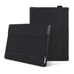 For Microsoft Surface Go 3 / 2 / 1 Cloth Texture Stitching Leather Tablet Case(Black)