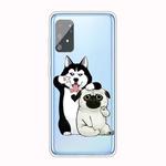 For Galaxy A91 / S10 Lite 2020 Shockproof Painted Transparent TPU Protective Case(Selfie Dog)