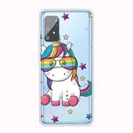 For Galaxy A91 / S10 Lite 2020 Shockproof Painted Transparent TPU Protective Case(Eye Unicorn)