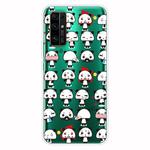 For Huawei Honor 30 Shockproof Painted Transparent TPU Protective Case(Mini Panda)