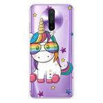 For Xiaomi Redmi K30 Shockproof Painted Transparent TPU Protective Case(Eye Unicorn)