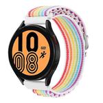 For Garmin Forerunner 255S / Venu 2S Universal Nylon Watch Band(Colorful)