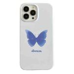 For iPhone 14 Pro Max 2 in 1 Detachable Painted Pattern Phone Case(Butterfly)