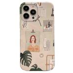 For iPhone 14 Pro 2 in 1 Detachable Painted Pattern Phone Case(Decoration Illustration)
