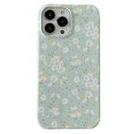For iPhone 14 2 in 1 Detachable Painted Pattern Phone Case(Small Chrysanthemum)
