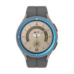 For Samsung Galaxy Watch 5 Pro Compass Scale Metal Watch Bezel(Blue)