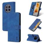 For Huawei Mate 50 Pro AZNS Skin Feel Calf Texture Flip Leather Phone Case(Blue)
