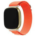 For Fitbit Versa 4 / Sense 2 Universal Loop Nylon Watch Band(Orange)