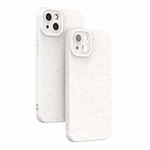 For iPhone 14 Plus Wheat Straw Degradable Phone Case(White)