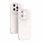 For iPhone 14 Pro Wheat Straw Degradable Phone Case(White)