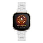 For Fitbit Versa 3 / Sense Universal Resin Watch Band(Transparent)