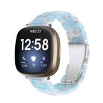For Fitbit Versa 4 / Sense 2 Universal Resin Watch Band(Sky Blue)