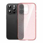 For iPhone 14 Pro Glitter Powder TPU Phone Case(Clear Pink)