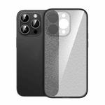 For iPhone 13 Pro Glitter Powder TPU Phone Case(Clear Black)
