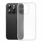 For iPhone 12 Pro Max Glitter Powder TPU Phone Case(Clear White)