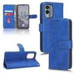 For Nokia X30 5G Skin Feel Magnetic Flip Leather Phone Case(Blue)