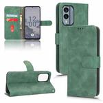 For Nokia X30 5G Skin Feel Magnetic Flip Leather Phone Case(Green)