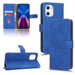 For UMIDIGI C1 Skin Feel Magnetic Flip Leather Phone Case(Blue)