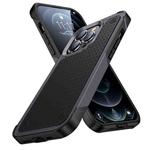 For iPhone 13 Pro PC + TPU Shockproof Protective Phone Case(Grey+Black)