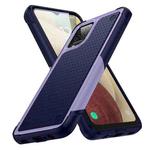 For Samsung Galaxy A12 Nacho PC + TPU Shockproof Protective Phone Case(Light Purple+Sapphire Blue)