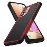 For Samsung Galaxy A32 4G PC + TPU Shockproof Protective Phone Case(Red+Black)