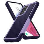 For Samsung Galaxy A53 5G PC + TPU Shockproof Protective Phone Case(Light Purple+Sapphire Blue)