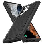 For Samsung Galaxy S23 Ultra 5G PC + TPU Shockproof Protective Phone Case(Black+Black)