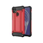 For OPPO A15 Magic Armor TPU + PC Combination Phone Case(Red)