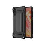 For OPPO A91 Magic Armor TPU + PC Combination Phone Case(Black)