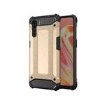 For OPPO A91 Magic Armor TPU + PC Combination Phone Case(Gold)