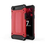 For OPPO F7 Youth Magic Armor TPU + PC Combination Phone Case(Red)