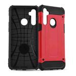 For Realme 5 Magic Armor TPU + PC Combination Phone Case(Red)