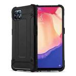 For OPPO Reno4 SE Magic Armor TPU + PC Combination Phone Case(Black)