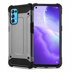 For OPPO Reno5 5G Magic Armor TPU + PC Combination Phone Case(Grey)