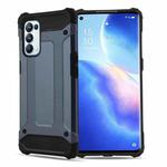 For OPPO Reno5 Pro 5G Magic Armor TPU + PC Combination Phone Case(Navy Blue)