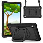 For Lenovo Tab M10 HD 2nd Gen Silicone + PC Bracelet Holder Tablet Case(Black)