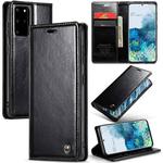 For Samsung Galaxy S20+ CaseMe 003 Crazy Horse Texture Leather Phone Case(Black)